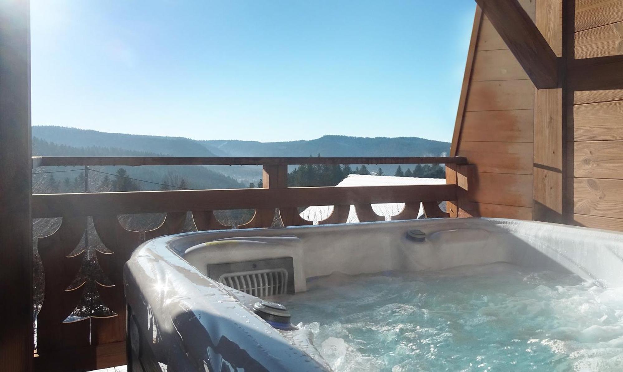 Gite Panoramique Et Spa De Liezey La Source Exterior foto